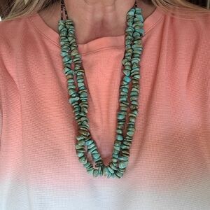 Native American Turquoise Beaded Necklace